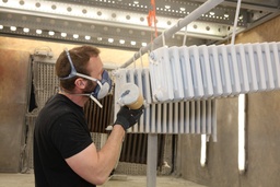 Peinture du radiateur supérieure à 150cm